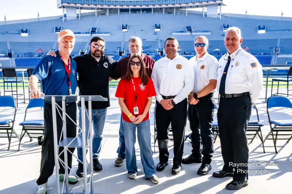 Members of the Memphis 9/11 Memorial Stair Climb